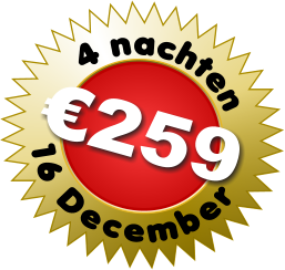 4 nachten  16 December €259